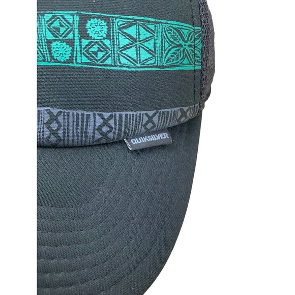 Quicksilver Trucker Hat Snapback Mesh Multi Color One Size Fits Most Tribal - Picture 3 of 12
